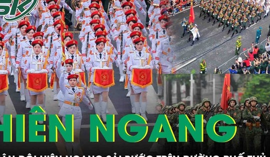 Cận cảnh 26 khối Quân đội hiên ngang sải bước trên đường phố Thủ đô ngày Tết Độc lập