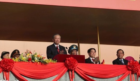 Diễn văn của Tổng Bí thư Tô Lâm tại Lễ diễu binh, diễu hành A80