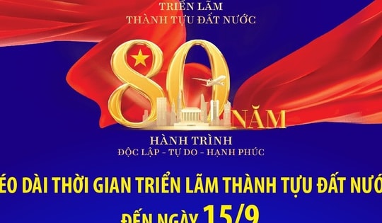 Kéo dài thời gian Triển lãm thành tựu đất nước đến ngày 15/9