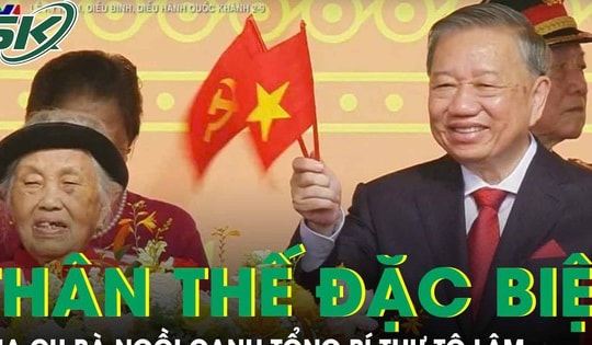 Thân thế đặc biệt của cụ bà ngồi cạnh Tổng Bí thư trong Lễ kỷ niệm Quốc khánh