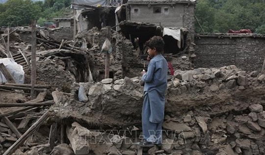 Động đất tại Afghanistan: Số người thiệt mạng tăng mạnh lên hơn 2.200 người