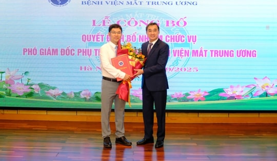 Bộ Y tế bổ nhiệm Phó Giám đốc phụ trách kinh tế Bệnh viện Mắt Trung ương