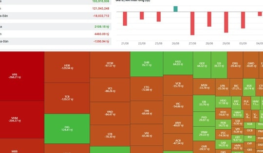 Nhà đầu tư 'đau tim' khi VN-Index bất ngờ giảm 30 điểm