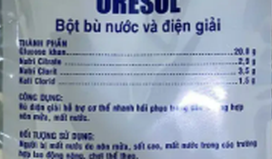 7 tác hại nguy hiểm khi lạm dụng dung dịch bù nước, điện giải oresol (ORS)