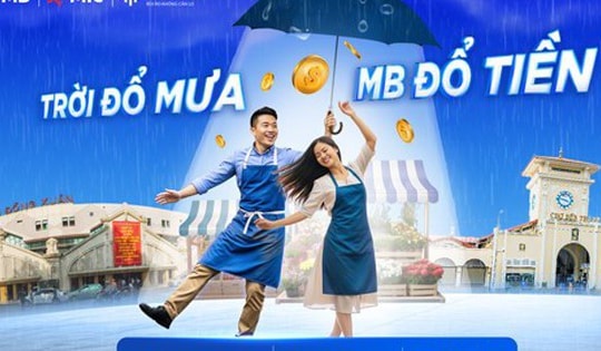 MB ra mắt gói bảo hiểm thời tiết theo chỉ số lượng mưa