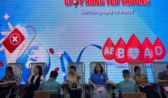 Hải Phòng: Hơn 500 y bác sĩ chung tay lan tỏa nghĩa cử cao đẹp trong ngày hội hiến máu