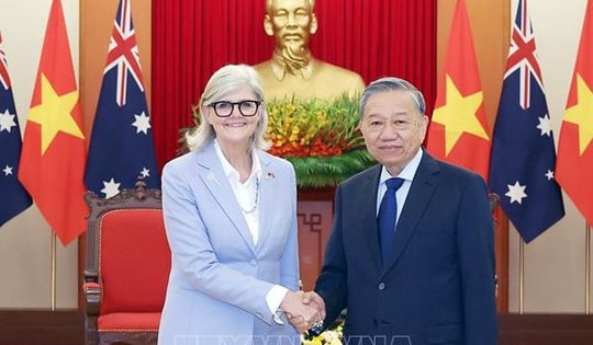 Tổng Bí thư Tô Lâm tiếp Toàn quyền Australia