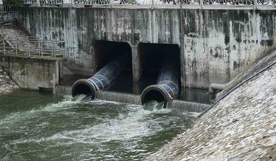 Sông Tô Lịch sẽ trong xanh bền vững nhờ hệ thống nước sạch bổ cập