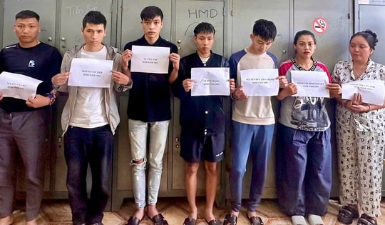 Tạm giữ hình sự Anh 'Khàn' và 6 đối tượng gây rối trật tự ở Sa Pa