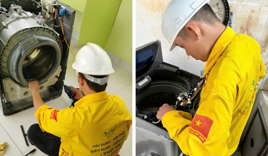 Sửa chữa và vệ sinh máy giặt định kỳ để bảo vệ sức khỏe