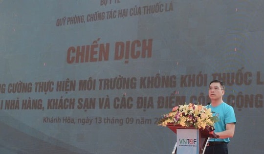 Lan tỏa chiến dịch xây dựng môi trường không khói thuốc lá tại Khánh Hòa