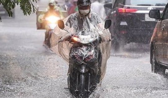 Miền Bắc mưa dông và nắng nóng xen kẽ cả tuần tới