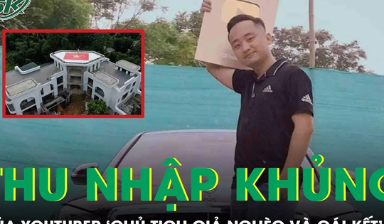 Tiết lộ thu nhập khủng của YouTuber ‘Chủ tịch giả nghèo’ Hoàng Văn Đức trước khi bị khởi tố