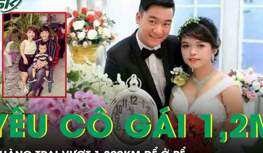 Tình yêu cổ tích của chàng trai Thanh Hóa vượt 1.300 km đến ở rể bên cô gái cao 1,2 m
