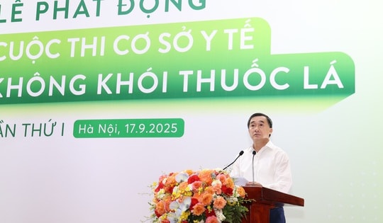 Thứ trưởng Trần Văn Thuấn: Cơ sở y tế không khói thuốc lá còn là tiêu chuẩn, thước đo, cam kết đạo đức