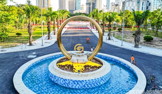 Công viên Cầu Giấy về đích, sắp mở cửa đón khách