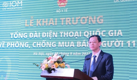 Khai trương tổng đài điện thoại quốc gia miễn phívề phòng, chống mua bán người 111