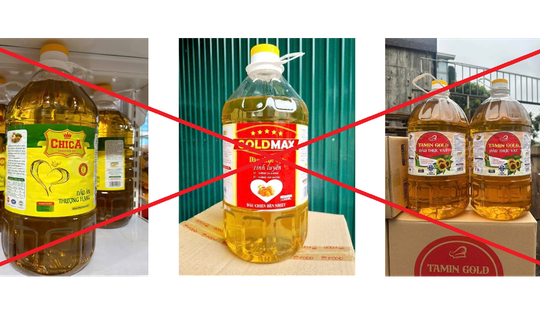 Công an cảnh báo hàng loạt dầu ăn giả, kém chất lượng