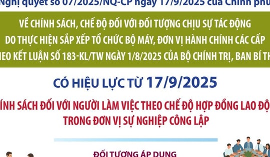 Chính sách đối với người làm việc theo chế độ hợp đồng lao động trong đơn vị sự nghiệp công lập