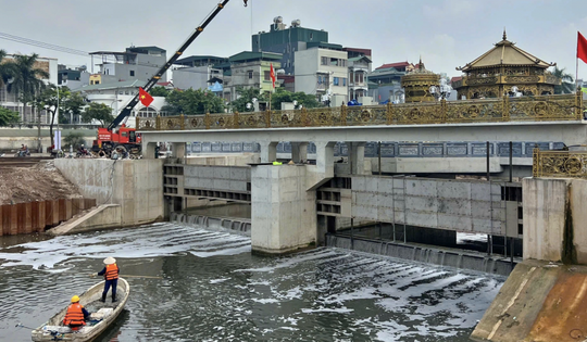 Sông Tô Lịch trong xanh, sẽ thành điểm checkin lý tưởng của du khách