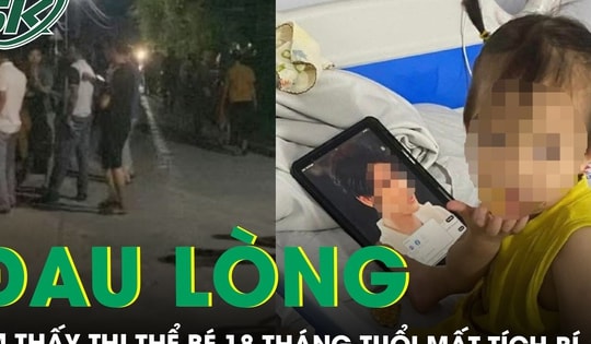 Phát hiện thi thể bé 18 tháng tuổi mất tích bí ẩn trước cổng nhà, đau lòng nơi tìm thấy con