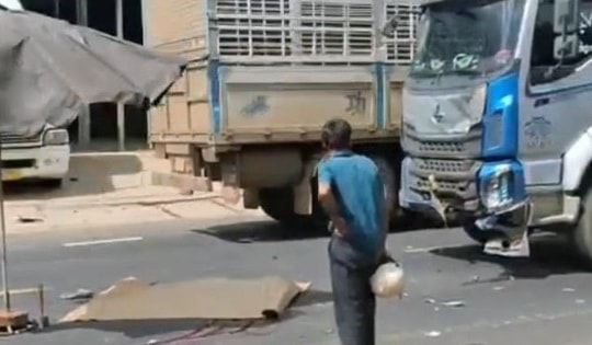 Tài xế xe tải mới lấy bằng gần 1 tháng gây tai nạn khiến 2 người tử vong