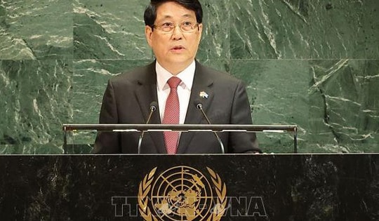 Chủ tịch nước Lương Cường: Tôn vinh giá trị của hòa bình, chuyển đổi mạnh mẽ để kiến tạo tương lai bền vững