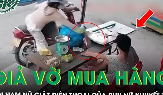 Công an vào cuộc vụ đôi nam nữ giả vờ mua hàng rồi giật điện thoại của phụ nữ khuyết tật