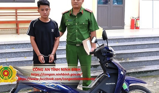 Bắt giữ đối tượng dương tính ma túy, cướp tài sản của học sinh tại Ninh Bình