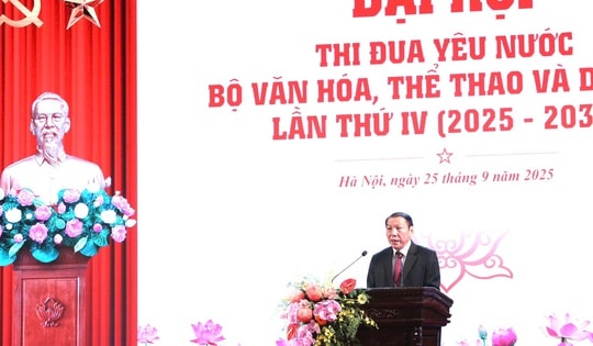 Bộ trưởng Bộ VHTT&DL: Thi đua để góp phần thực hiện khát vọng xây dựng đất nước hùng cường, giàu mạnh