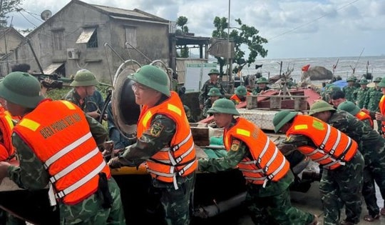 Quân đội sẵn sàng mọi biện pháp ứng phó bão số 11