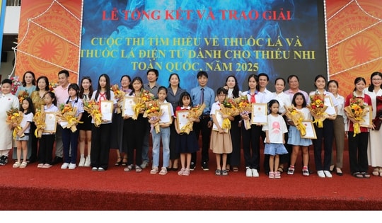 Hàng trăm nghìn thiếu nhi tham dự 2 cuộc thi về phòng chống tác hại của thuốc lá