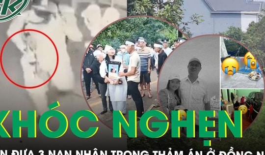 Hàng xóm tiễn đưa 2 vợ chồng hiền lành và cháu nhỏ trong vụ án nghiêm trọng ở Đồng Nai