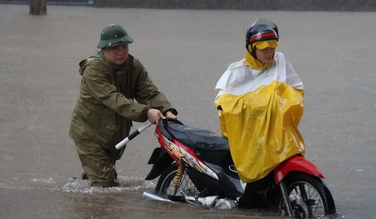 Những khu vực có mưa lớn nhất ở Hà Nội sáng nay