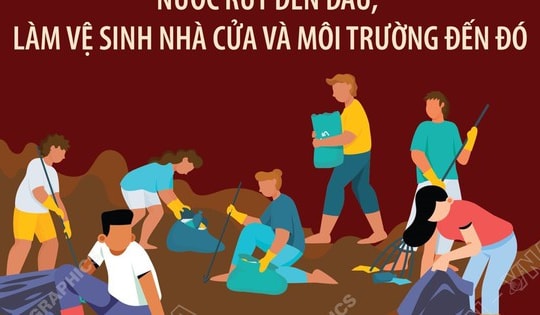 Một số lưu ý khi vệ sinh nhà cửa, dọn dẹp môi trường sau ngập lụt