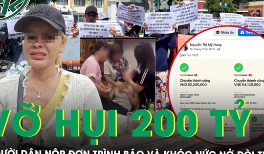 Vụ vỡ hụi 200 tỷ đồng ở TP.HCM: Chủ hụi nói mất khả năng chi trả, người dân khóc nức nở đòi tiền