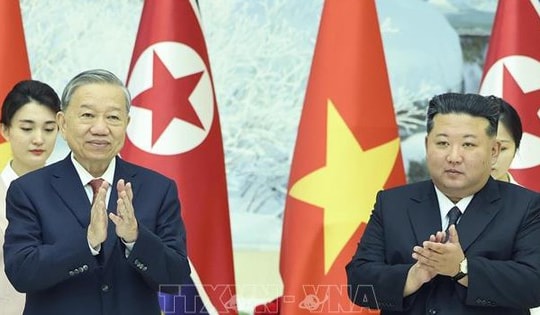 Chiêu đãi chào mừng Tổng Bí thư Tô Lâm thăm cấp Nhà nước tới Triều Tiên