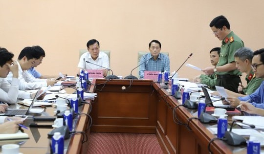 Đoàn công tác Bộ Công an làm việc về tiến độ xây dựng Bộ chỉ số an ninh, an toàn quốc gia tại Bộ Y tế