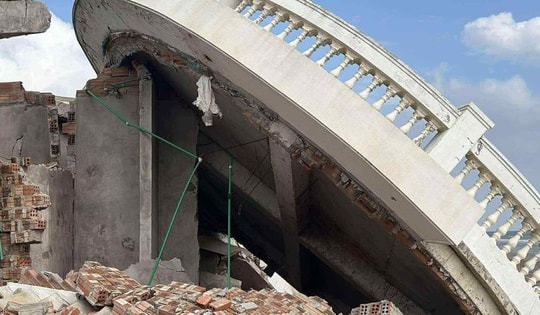 Bộ Xây dựng chỉ đạo làm rõ vụ nhiều căn villa vỡ nát sau bão ở Hà Tĩnh