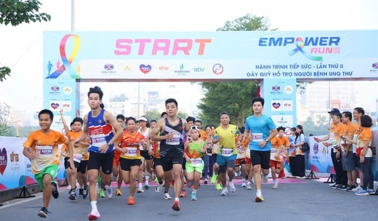 Gần 3.000 người chạy góp quỹ giúp bệnh nhân ung thư nghèo