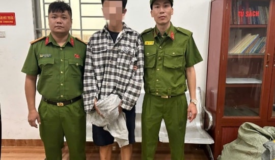 Bắt đối tượng trộm cắp tại siêu thị Circle K ở Hà Nội