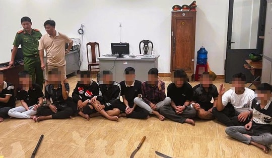 Ngăn chặn kịp thời nhóm thanh thiếu niên mang dao đi đánh nhau