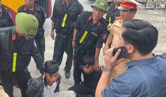 CSGT đón lõng trên cao tốc, bắt nhóm thanh niên gây thương tích ở Lào Cai