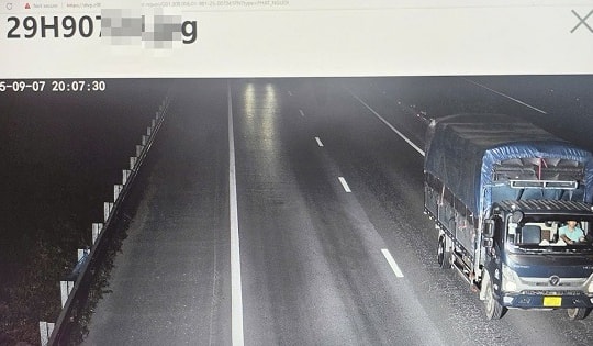 Cục CSGT lên tiếng về thông tin camera AI phạt nguội 'nhầm' xe tải trên cao tốc Nội Bài - Lào Cai