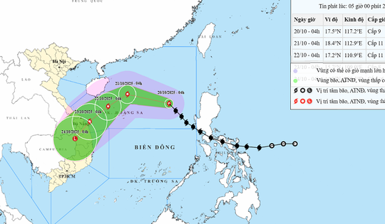Bão Fengshen đang mạnh lên, cảnh báo thiên tai cấp cao nhất