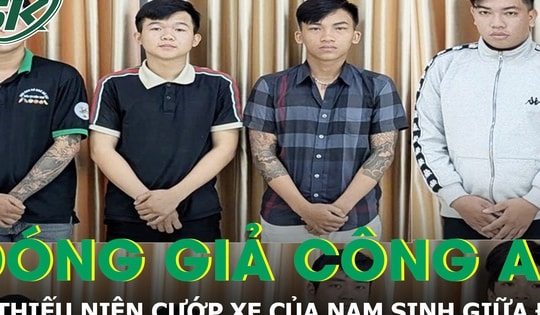 8 thiếu niên đóng giả công an, cướp xe của nam sinh giữa đêm