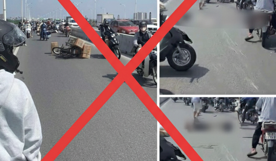 Thông tin shipper nhảy cầu tự tử sau khi gây tai nạn chết người là bịa đặt