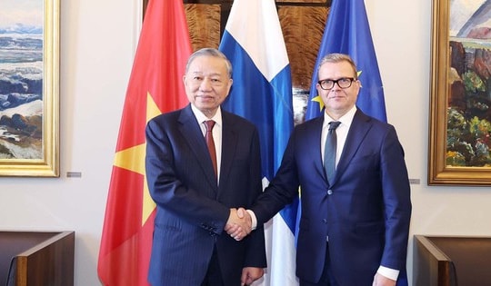 Tổng Bí thư Tô Lâm hội kiến Thủ tướng Phần Lan Petteri Orpo