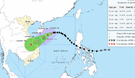 Bão Fengshen tăng lên cấp 12 và suy yếu dần khi vào gần bờ