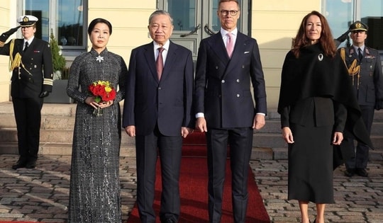 Lễ đón Tổng Bí thư Tô Lâm và Phu nhân thăm chính thức Cộng hòa Phần Lan